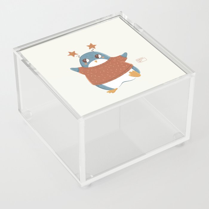 Christmas penguin Acrylic Box