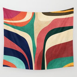 Impossible contour map Wall Tapestry