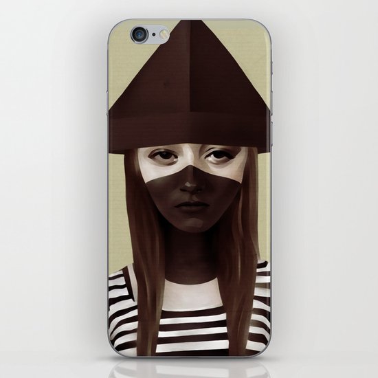 Ceci n'est pas un chapeau iPhone & iPod Skin