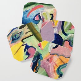 Inter-face (semi-Abstract) Coaster
