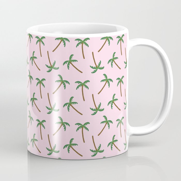 pink palm Coffee Mug