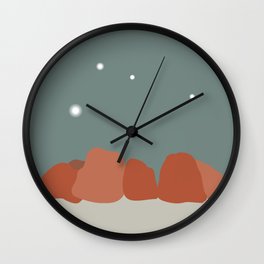 Kata Tjuta Australia nights Wall Clock