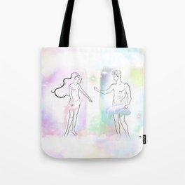 Dreamy Divine Feminine & Divine Masculine Astral Travel Love  Tote Bag