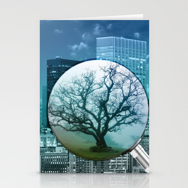 The heart of the city Stationery Cards