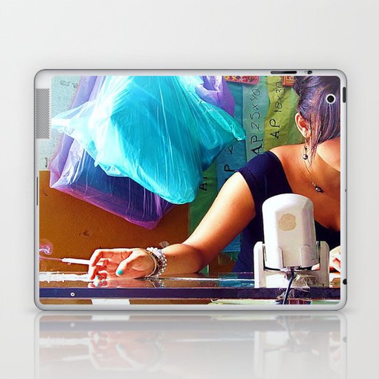 Pretty Girl, Ugly Habit Laptop & iPad Skin