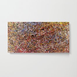 ELECTRIC 071 - Jackson Pollock style abstract design art, abstract painting Metal Print | Pollock, Abstractart, Pollockprint, Colordrips, Drippaint, Painting, Acrylic, Drippainting, Jacksonpollock, Rasko 