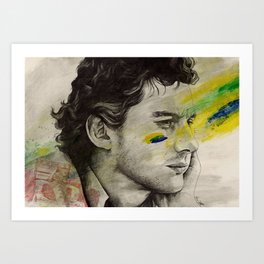 Rei Do Brasil: Tribute to Ayrton Senna da Silva Kunstdrucke | Formula1, Mclaren, F1Legend, Streetart, Urban, Sketch, Celebrities, Formulaone, Male, Drawing 