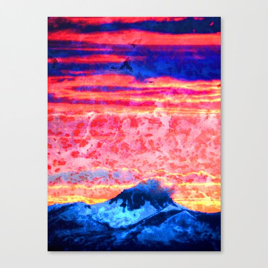 Turmoil on Mt. Jefferson Canvas Print