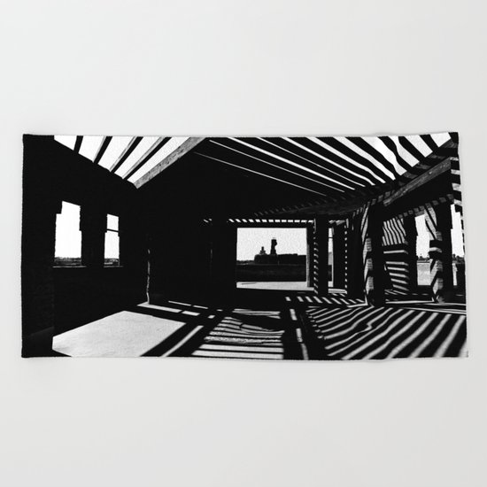 Shadows and Light Beach Towel