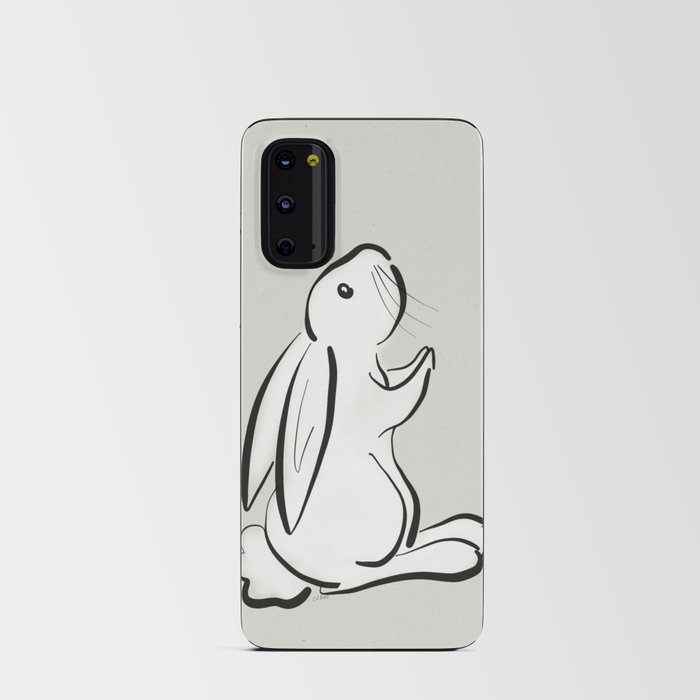 Bunny sketch Android Card Case