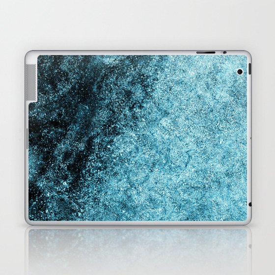 Frost Blue Ice Laptop & iPad Skin