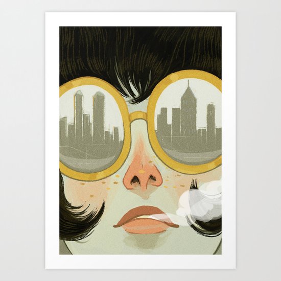 Glasses Art Print