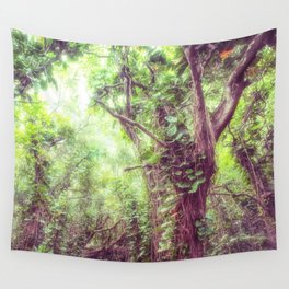 Dreamy Jungle Canopy Wall Tapestry