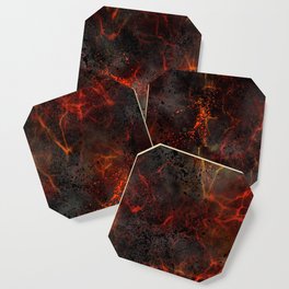 Brutal lava stone artwork  Coaster