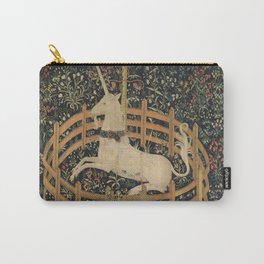 Vintage Fenced in Unicorn Painting (1505) Carry-All Pouch | Unicorn, Trappingunicorns, Trappedunicorn, Vintageunicornart, Mythicalunicorn, Oldunicornart, Iloveunicorns, Mysticalunicorn, Unicornart, Historicalunicorns 
