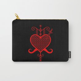 Erzulie Dantor veve Red Carry-All Pouch
