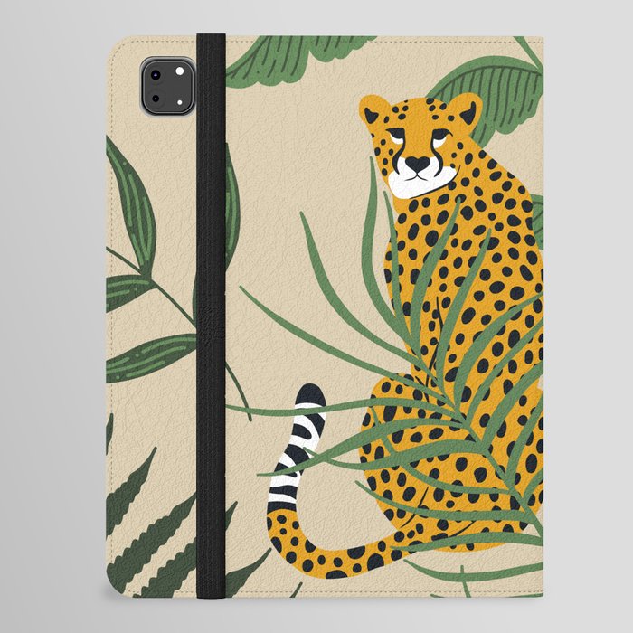 Palm Jungle Cheetah Prints iPad Folio Case