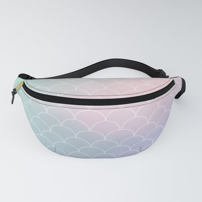 Relaxed Pastel Star Fish Rainbow Mermaid Background Fanny Pack