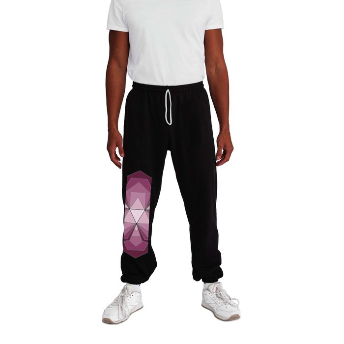 Geometric Orchid Sweatpants