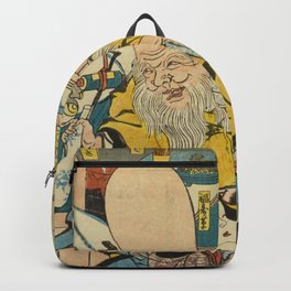A long head Japanese person Ukiyo-e Backpack | Oliental, Painting, Ukiuo E, China, Japan, Illustration, Asian, Vintage, Asia, Korea 