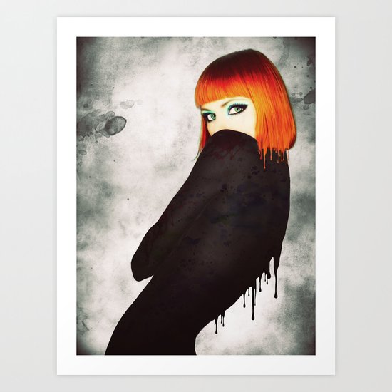 The Girl 5 Art Print