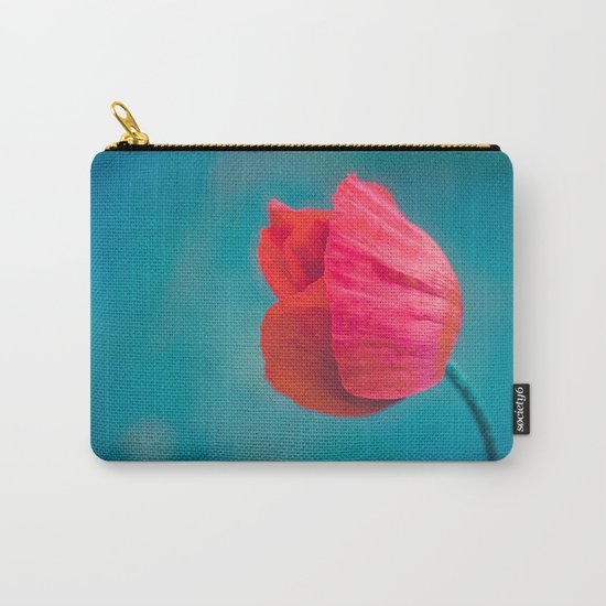 Red Poppy Carry-All Pouch