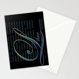 Sign Language for Libra Stationery Cards