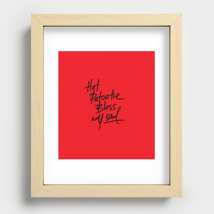 Hot Patootie Recessed Framed Print
