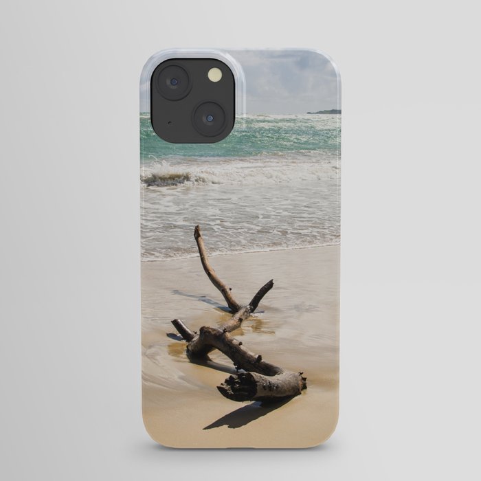 Punta cana beach wood iPhone Case