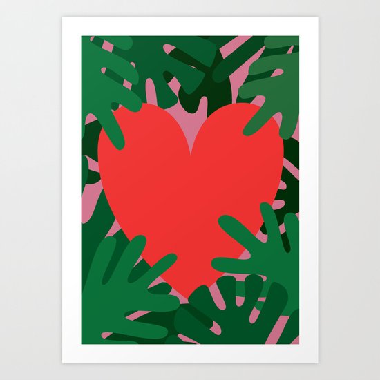 Wild Does My Love Grow Art Print