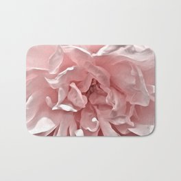 Pink Blush Rose Bath Mat | Digital, Babypink, Rose, Curated, Macro, Rosemacro, Nature, Pinkrose, Floral, Beautifulrose 