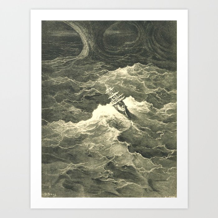 The Ancient Mariner Part Two Gustave Dore Art Print