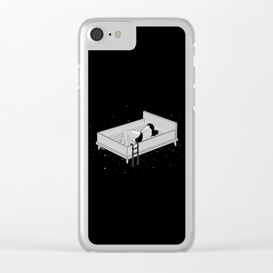 Bed for crying Clear iPhone Case
