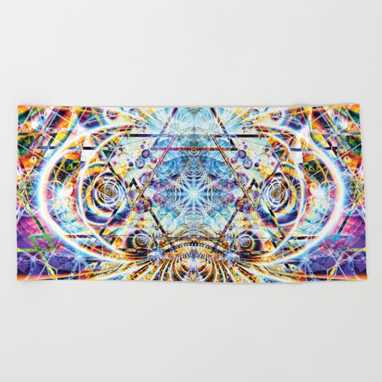 Psyberdelic Intensity Beach Towel