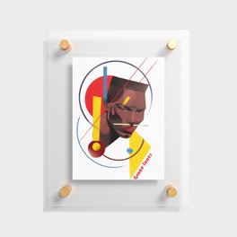 Famous people in a bauhaus style - Grace Jones Floating Acrylic Print