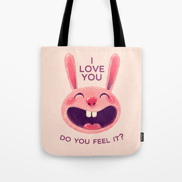 Bunny with love Tote Bag