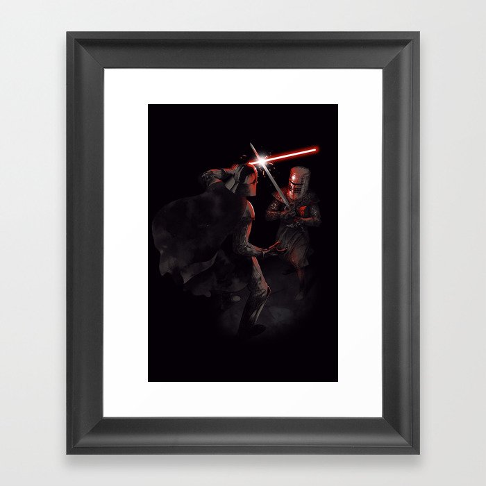 Dark Duel Framed Art Print