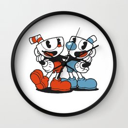 Cup Retro game Wall Clock