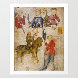 Gawain and the Green Knight Art Print