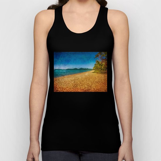 restful beach view Unisex Tank Top