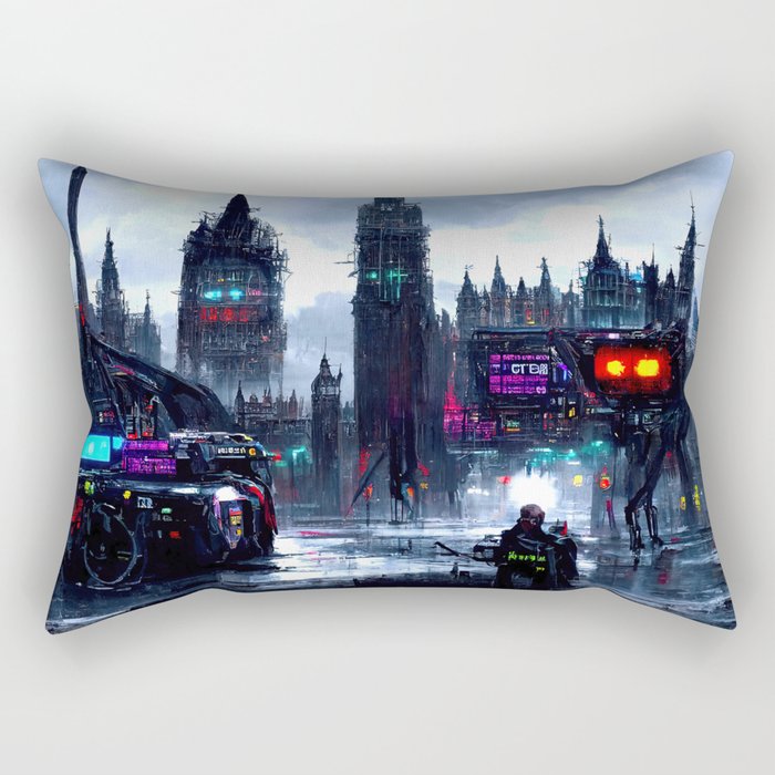Westminster Cyberpunk Rectangular Pillow