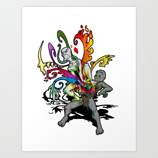 The Creativity Inside Art Print