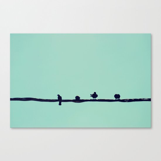 Waiting for the Sun Canvas Print