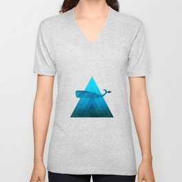 Whale V Neck T Shirt