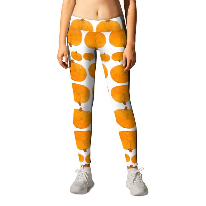 Pumpkin Pattern | Rustic Leggings