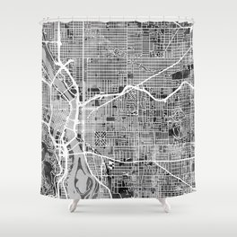 Portland Oregon Shower Curtains Society6
