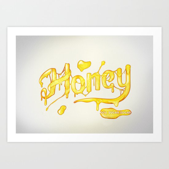 Honey Art Print
