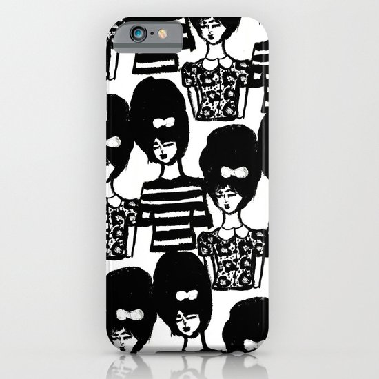 Bouffant Girls iPhone & iPod Case