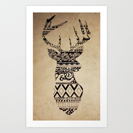 Oh Deer, Oh My Art Print