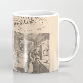 City drug store, John F. Patton & Co..., Vintage Print Coffee Mug